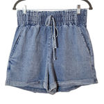 Pink Lily  High-Rise Denim Shorts Size Large Photo 0