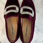 Karl Lagerfeld  velvet embellished shoes Photo 2