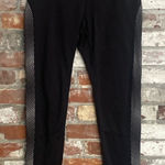 Kyodan  Black Athletic Workout Leggings Back Zipper Pocket Size P/S Photo 0