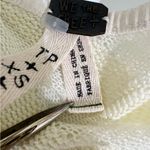 We The Free  by Free People Cream Asymmetrical Knit Sweater XS Boho Slouc… Photo 2