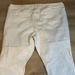 Torrid Denim First At Fit Boyfriend Crop White Jeans - Size 18 - Frayed Hem Photo 9