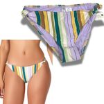 Anne cole Striped Bikini Bottom SMALL Photo 2
