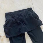 Athleta  Like New Black Capri with Skirt Sz Small Photo 3