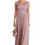 Birdy Grey  Chicky Mauve Convertible Bridesmaid Dress XS NWT Floor Length Photo 8
