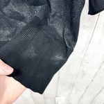 kim rogers Petite Dress Women Sz PXL Eyelet 3/4 Sleeve Midi Black Gray Gradient Photo 1