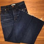 Madewell Dark Frayed Skinny Jeans  Photo 0