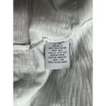 Soft Surroundings Womens Embroidered Top Size M Hooded Beaded 3/4 Sleeve Button Photo 5