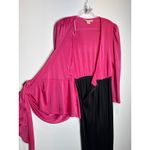 American Vintage 1970s Filigree hot pink disco jumpsuit USA made Size small - medium Photo 10