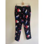 Vince Camuto  Womens Traveling Bloom Floral Pants Sz 4 Black Red Boho Effortless Photo 1