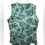 Columbia  green fish v neck tank top Photo 1