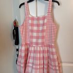Love Shack Fancy Chennedy Gingham Pleated Mini Dress Photo 3