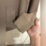 prAna Ari Zip Up Fleece Hoodie Jacket Taupe Brown Photo 4