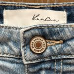 KanCan Distressed Cut Off Raw Hem High Rise Jean Shorts 9/28 Blue Photo 1