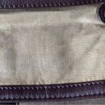 ELLIOTT LUCCA Leather brown Woven Envelope Rectangle Flip Handbag Clutch purse Photo 7