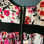 B. Smart B. Sweet: Pink & Black Floral Dress- Cotton Blend- 8 Photo 8