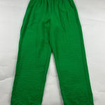 H&M  Kelly Green High Rise Straight Leg Summer Pant S Photo 0