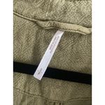 Free People Womens Small Tan Rainz Duster Jacket Button Front Linen Blend Photo 6