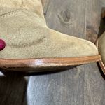 Joie  Suede Ankle Boots Tan Stacked Heel Size 38 (US 7.5-8) Photo 10