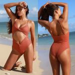 Free People NWT‎  Beach Riot Aviva
One Piece Swimsuit size small Photo 1