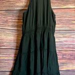 Merokeety  Black Sleeveless Dress with Ruffles. Size Large. Photo 0