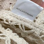 LF Native Rose Evie Cream Natural Woven Top Women's Size Medium/Large M/L NWT Photo 5