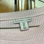 Sincerely Jules Pink Striped Crew Neck Sweater Photo 1