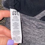 JoyLab ✨ Charcoal Heather Grey Strappy Longline Brushed Jersey Sports Bra✨ Photo 5