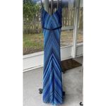 Cache  Sz SMALL  Crochet Long  Blue Ombre Strappy New Year's Eve Party '00s Photo 6