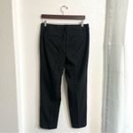 Talbots Womens Pants Black Heart Print Hampshire Ankle Textured Size 8 Photo 1