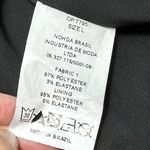 PatBo Kimono Sleeve Wrap Top black and green with white flowers blouse sz L Photo 15