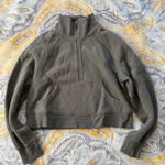 Lululemon  Scuba Oversized Funnel-Neck Half Zip Army Green Size Xs/S Photo 0