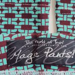 World of swirl wide leg pants size medium long Photo 4