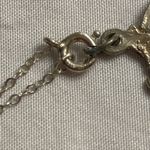 None Sterling Silver Unicorn Pendant Necklace Equine Charm 18” Chain Photo 3