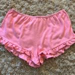 Ten Sixty Sherman Hot Pink Ruffle Sleep Shorts Photo 0