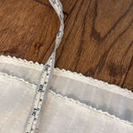 Kell Parker white crochet open coverup robe size small Photo 5