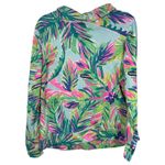 Lilly Pulitzer  Island Time Hillary Pullover Terry Long Sleeve Mock Shirt Large Photo 2