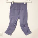 Lululemon Light Purple In The Flow Crop Legging Seamless Athletic Photo 3
