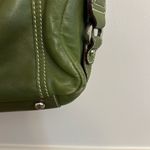Sophia Caperelli Green Leather Silver Tone Hardware Shoulder Bag Purse Photo 6