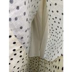 Cara Cara Womens 8 Ivory Linen Dress Polka Dot Maxi Dress Luxury Photo 8