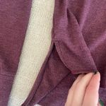 American Eagle  Outfitters Xs waffle knit cowl neck top Purple/Burgundy Photo 5
