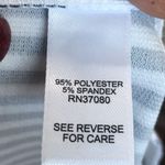 Cato  Size 8 Blue and White Striped Pencil Skirt Photo 3