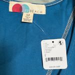 FP Beach Free People Beach Blue Sleeveless Cory Tunic Pockets‎ Size Small Oversized NWT Photo 5