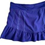 Athleta  Take Off Women’s Skort Skirt Ruffle Hem Size 10 Purple Tennis Golf Gym Photo 2