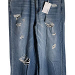 Vervet NEW  Distressed Wide-Leg Olivia Jeans Size 29 chic retro trendy baggy Photo 0