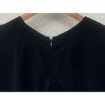 Lafayette 148 New York Black Draped Dress 12 Elegant Career Quiet Luxury Formal Photo 4