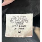 Mesmerize Jacket Size Medium Black Floral Zip Up Fairycore Photo 4