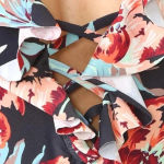 Tori Praver Swimwear Milos Floral Victoria One Piece Swimsuit Size XS Photo 8