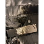 Satin Streetwear Luxe Black Wide Leg Track Pants Emmerson Lang Medium Photo 3