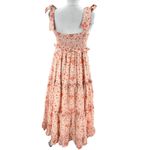 Anna Cate Eliza Maxi dress floral coral field sz S Pink Photo 2