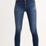Madewell 10" High-Rise Skinny Jeans in Danny Wash: Tencel Denim Edition Sz 23T Photo 0